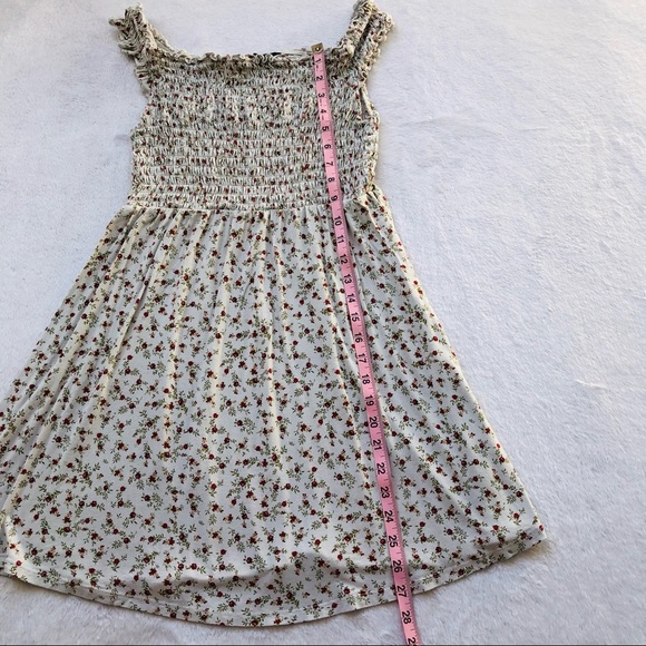 Forever 21, Off the Shoulder Floral Mini Dress with Rouched Top - Picture 15 of 15